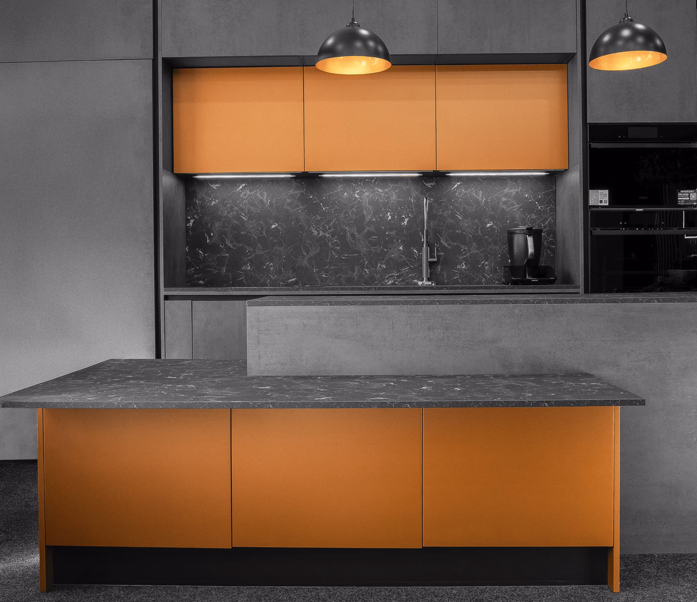 Cuisine terracotta du showroom BP Cuisines
