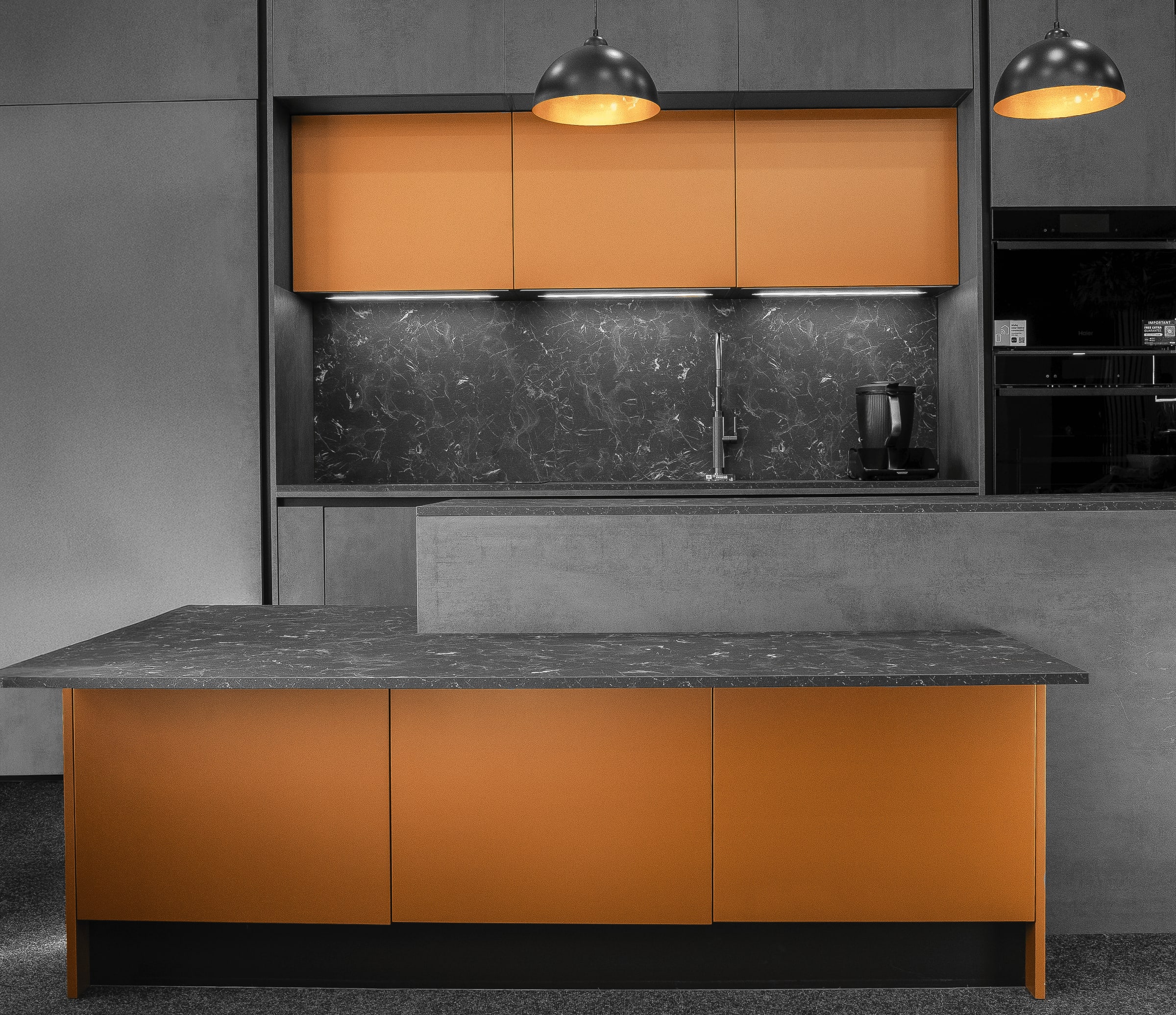 Cuisine terracotta du showroom BP Cuisines